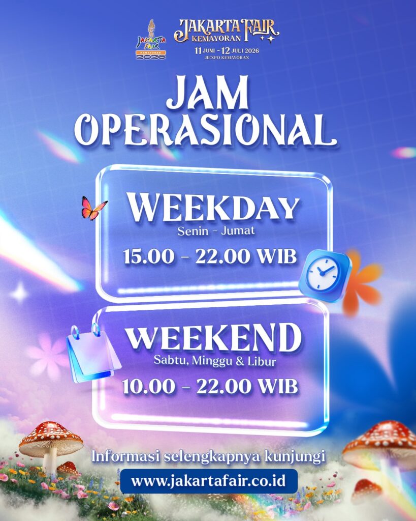 Jakarta Fair 2026 Dibuka Hari Ini